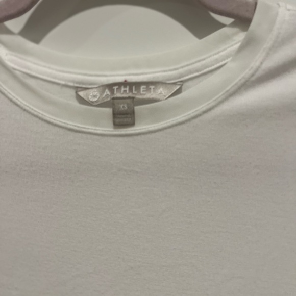 Athleta white basic top size XS - Picture 2 of 3